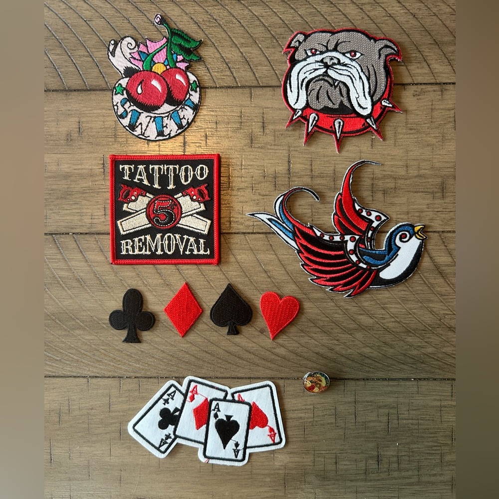New Collection of Rockabilly Iron On Patches
